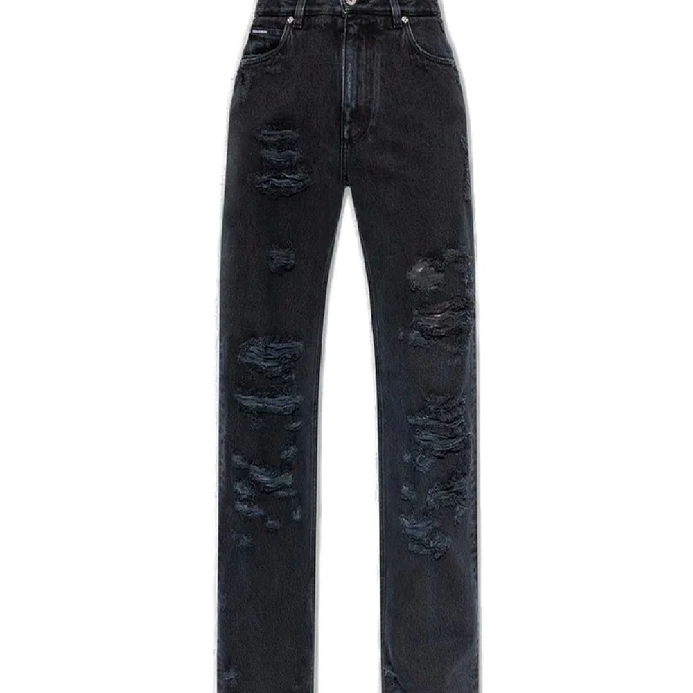 Dolce & Gabbana distressed black jeans NWT